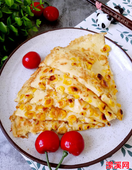 玉米面鸡蛋饼的家常做法，玉米面里打2个鸡蛋比吃肉还香