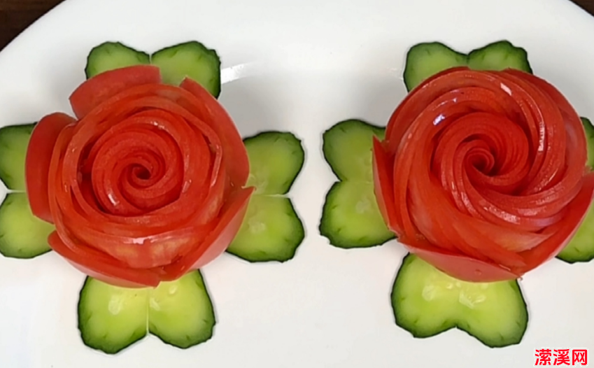 6种蔬菜盘饰的做法步骤，既好看又好吃
